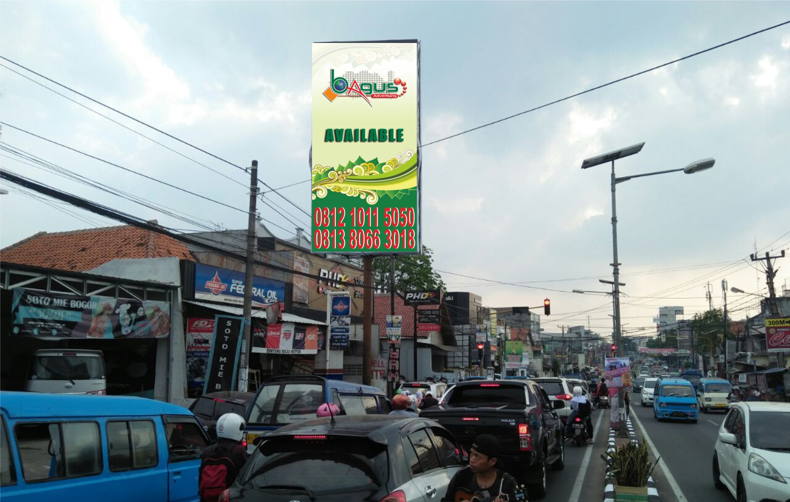 Jl. Mayor Syafei Lontarbaru. ( Lampu Merah Sumur Bor )