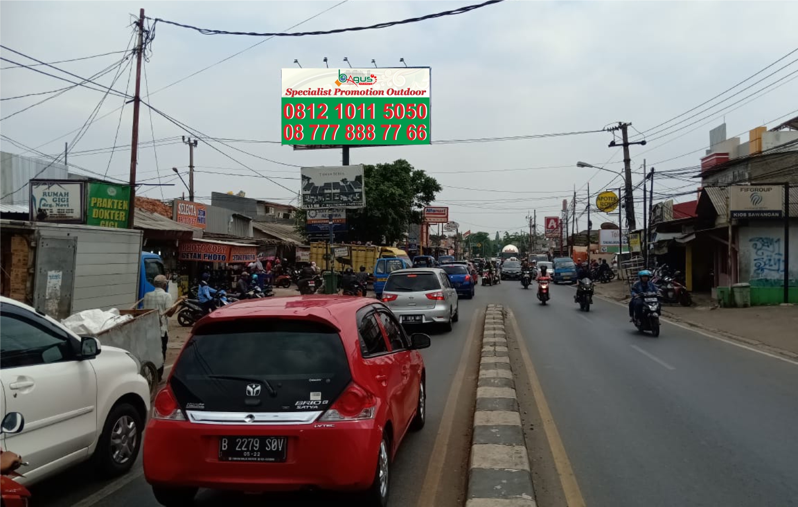 Jl. Raya Parung Ciputat. JKT Bogor. Pertigaan Serua 