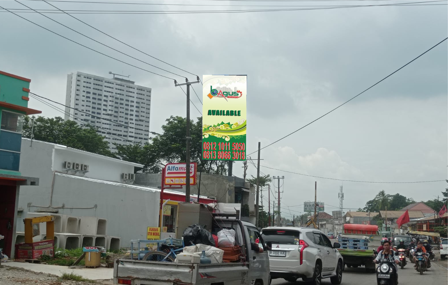 Jl. Raya Cisauk Lapan, Sampora, Kec. Cisauk, Kabupaten Tangerang, Banten 15338 ( Pertigaan Asem Cisauk )