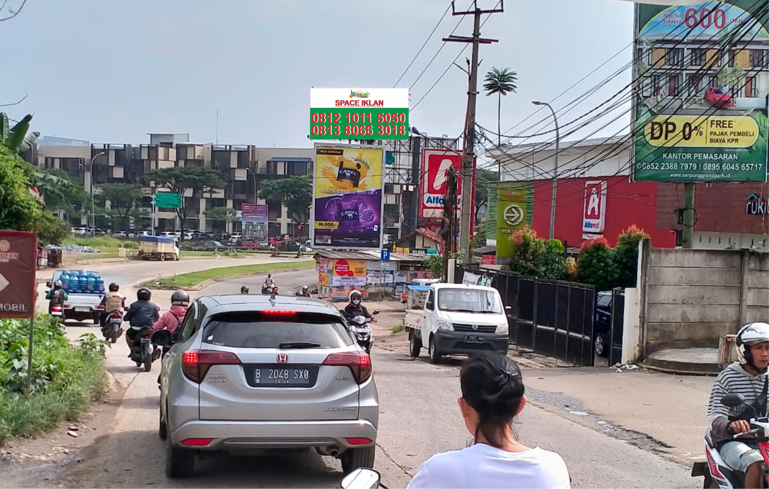 Jl. Raya Cisauk Kab, Tangerang ( Dekat Pasar Moderen Cisauk )