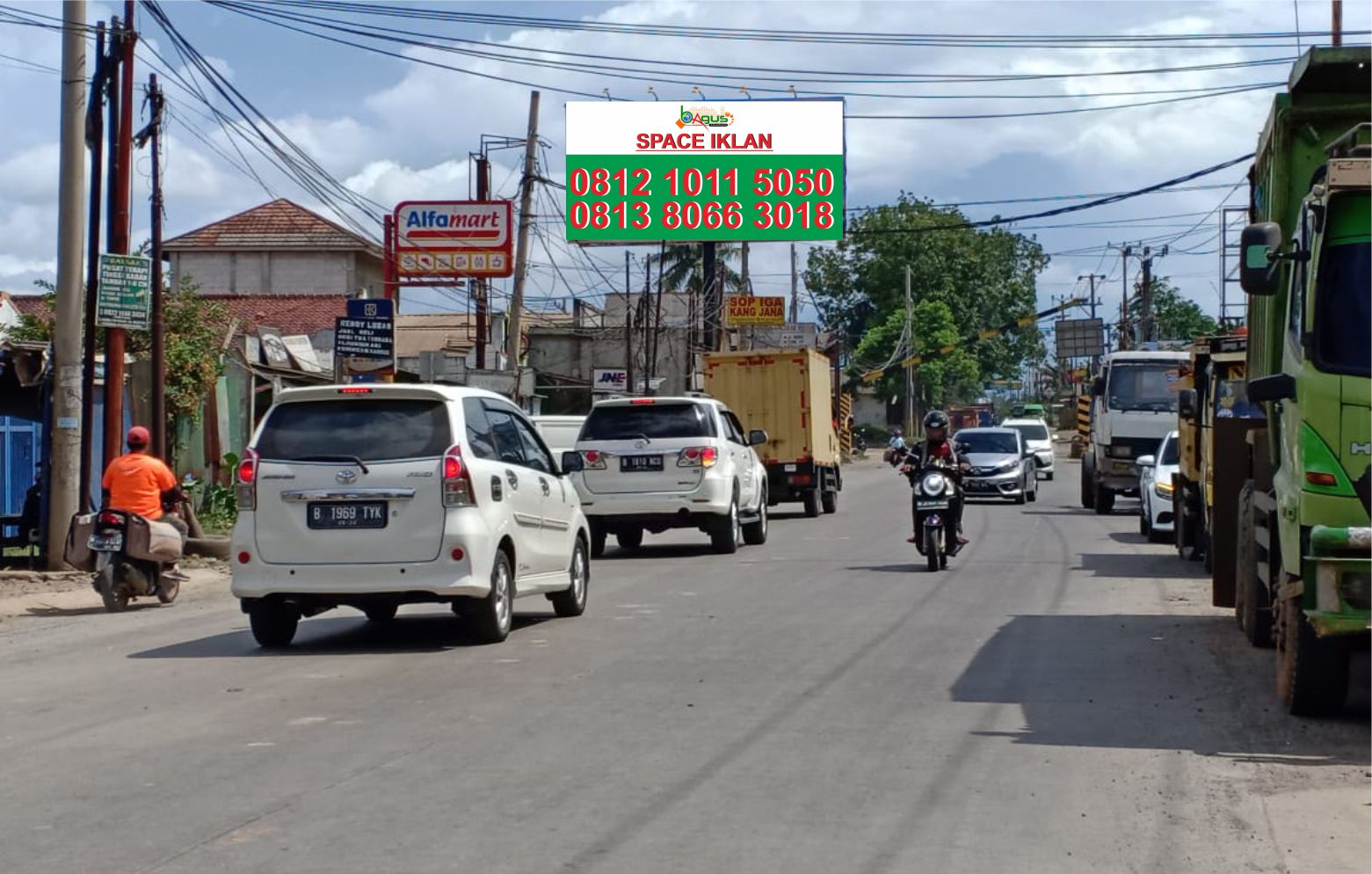 Jl. Parung Panjang. Pertigaan LG 