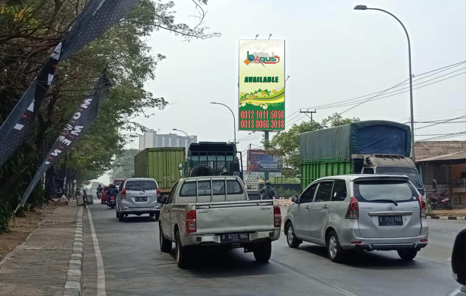 Jl. Gatot Suberoto, Gandasari, Jatiuwung. Samping Denpom 