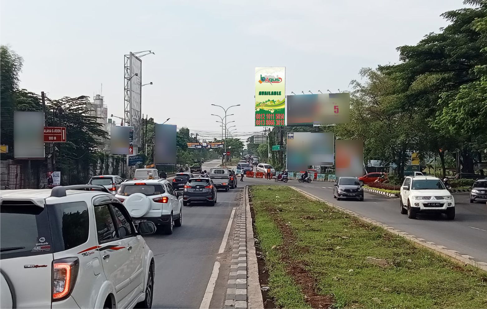 Jl. Ciater Barat. Rawa Buntu. Pertigaan Tekno 